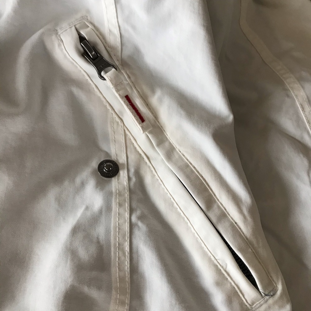 Sebago Women’s White Anorak Sailing Jacket with Detachable Hood Size Medium - Picture 10 of 12